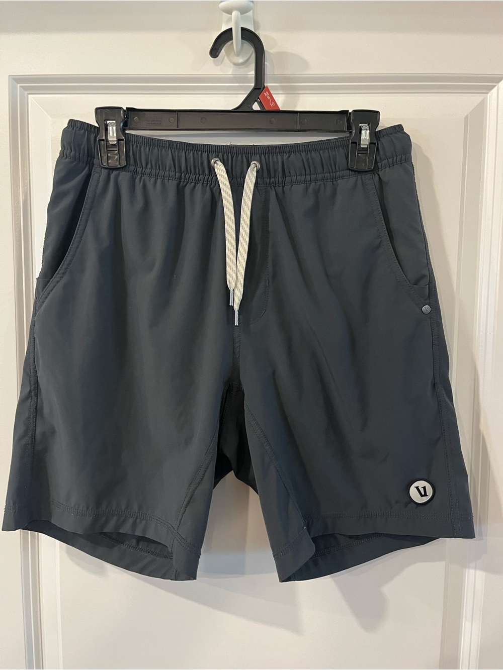 Vuori Men's Charcoal Gray Athletic Shorts